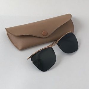 Vintage Polaroid Square Unisex Sunglasses